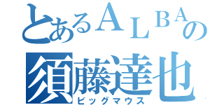 とあるＡＬＢＡの須藤達也（ビッグマウス）