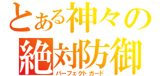 とある神々の絶対防御（パーフェクトガード）