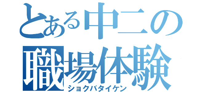 とある中二の職場体験（ショクバタイケン）