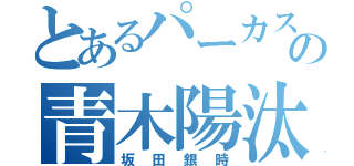 とあるパーカスの青木陽汰（坂田銀時）