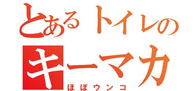 とあるトイレのキーマカレー（ほぼウンコ）