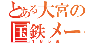 とある大宮の国鉄メーク（１８５系）