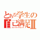 とある学生の自己満足Ⅱ（コンプレイセンス）