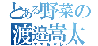 とある野菜の渡邉嵩太（ママもやし）