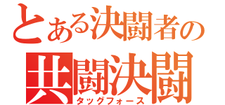 とある決闘者の共闘決闘（タッグフォース）