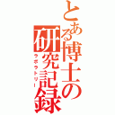 とある博士の研究記録（ラボラトリー）