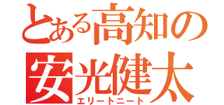 とある高知の安光健太（エリートニート）