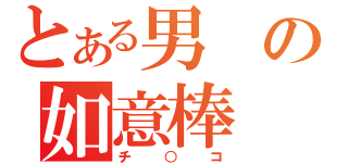 とある男の如意棒（チ○コ）