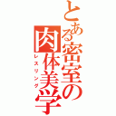 とある密室の肉体美学（レスリング）