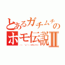 とあるガチムチのホモ伝説Ⅱ（┌（┌ ＾ｏ＾）┐＜ホモォリリン）