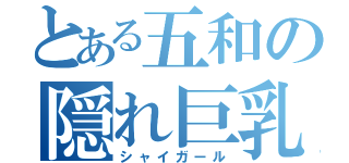 とある五和の隠れ巨乳（シャイガール）