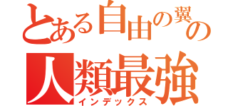 とある自由の翼の人類最強（インデックス）