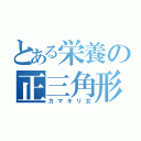 とある栄養の正三角形（カマキリ女）