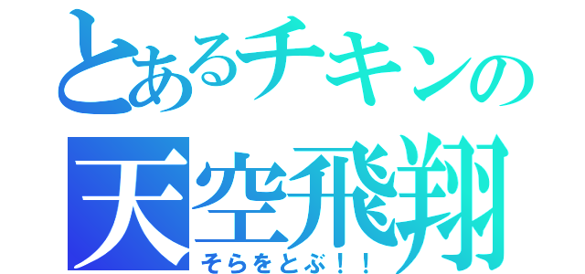 とあるチキンの天空飛翔（そらをとぶ！！）