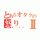 とあるオタクの怒りⅡ（ルーミア）