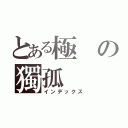 とある極の獨孤（インデックス）