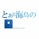 とある海鳥の‽（マイフェイバリットウェポン）