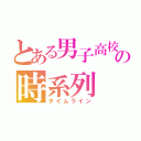 とある男子高校生の時系列（タイムライン）