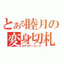 とある睦月の変身切札（カテゴリーエース）