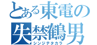 とある東電の失禁鶴男（シンジテタカラ）