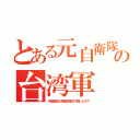 とある元自衛隊の台湾軍（米軍基地と傀儡政権を打倒したので）