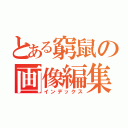 とある窮鼠の画像編集（インデックス）