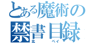 とある魔術の禁書目録（北    ペイ）