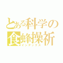 とある科学の食蜂操祈（インデックス）