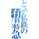 とある私鉄の有料特急（ロマンスカー）