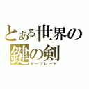 とある世界の鍵の剣（キーブレード）