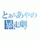 とあるあやの暴走劇（爆発）