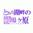 とある湖畔の戦場ヶ原（ガハラさん）