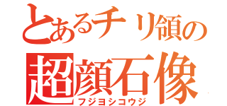 とあるチリ領の超顔石像（フジヨシコウジ）