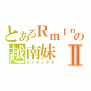 とあるＲｍＩｎの越南妹Ⅱ（インデックス）