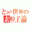 とある世界の素粒子論（ソリュウシロン）