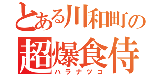 とある川和町の超爆食侍（ハラナツコ）