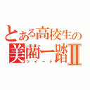 とある高校生の美藺ー踏Ⅱ（ツイート）