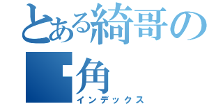 とある綺哥の桌角（インデックス）