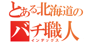 とある北海道のバチ職人（インデックス）