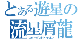 とある遊星の流星屑龍（スターダストドラゴン）