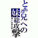 とある兄への妹総攻撃（重い右拳炸裂）