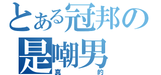 とある冠邦の是嘲男（真的）