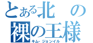 とある北の裸の王様（キム・ジョンイル）