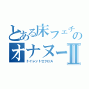 とある床フェチのオナヌーⅡ（トイレットセクロス）