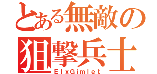 とある無敵の狙撃兵士（ＥＩｘＧｉｍｌｅｔ）