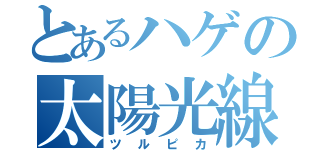 とあるハゲの太陽光線（ツルピカ）