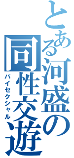 とある河盛の同性交遊（バイセクシャル）