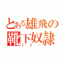 とある雄飛の靴下奴隷（ドビー）