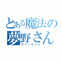 とある魔法の夢野さん（サリーちゃん）