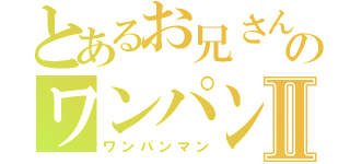 とあるお兄さんのワンパン生活Ⅱ（ワンパンマン）